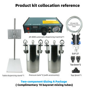 Hai Thành phần keo điền & Pha chế máy gói AB Keo trộn thiết bị bầu máy 48W 24V - Product Image 5