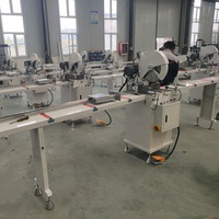 Découpeuse automatique de profil en aluminium de PVC UPVC de tête simple directe d'usine
