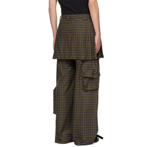 Custom Jacquard Cotton Flannel Cargo Stacked Pants High Quality <strong>Skirt</strong> Fashion Trousers <strong>for</strong> <strong>Men</strong> - Product Image 3