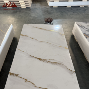 Wayon Glossy PVC tường bằng đá cẩm thạch Bảng điều khiển không thấm nước chống cháy Hội Đồng Quản trị cho phòng tắm nhà bếp khách sạn thương mại thân thiện với môi Ốp - Product Image 5