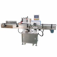 Machine d'étiquetage automatique double face pour bouteilles rondes, étiqueteuse haute vitesse pour pots de grand diamètre, applicateur d'autocollants