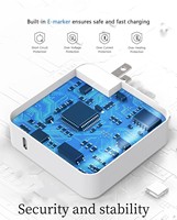 Adaptateur secteur 140W avec câble Type C PD 3.0 Charge rapide Prise UK pour MacBook Pro Chargeur USB PD 140W