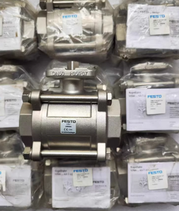 วาล์วบอล Festos VZBA-1/4"-GG-63-T-22-F0304-V4V4T 1686625 แบบ 2/2 ทาง เกลียว G1/4 สำหรับควบคุมของไหลในอุตสาหกรรม - Product Image 3