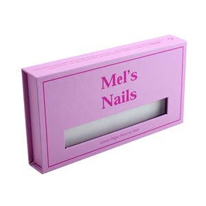 <span class=keywords><strong>Caja</strong></span> <span class=keywords><strong>de</strong></span> Cartón para Empaque <span class=keywords><strong>de</strong></span> Uñas Cosméticas, Personalizada por el Fabricante, Biodegradable, <span class=keywords><strong>de</strong></span> Alta Calidad, Color Rosa - Product Image 6