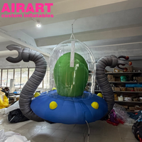 Modèle de pieuvre gonflable volantante personnalisé pour la décoration d'événements