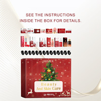 Cadeau de Noël Surprise 24 Grille Boîte Aveugle Ensembles Cadeaux Personnalisés Hydratant Femme Cadeau Ensemble Beauté Filles Maquillage Ensemble