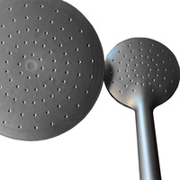 Luxe Pistolet Gris Système De Douche Mélangeur Salle De Bains Robinet Pluie Douches Tête Chambres Simple Salle De Bains Douche Ensemble