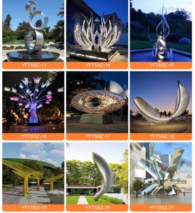 Sculpture abstraite en métal poli miroir sur mesure en acier inoxydable, moderne, pour extérieur, jardin, cour, villa, <span class=keywords><strong>piscine</strong></span>, <span class=keywords><strong>aménagement</strong></span> paysager - Product Image 4