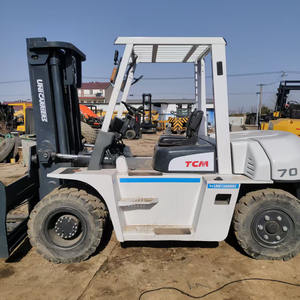 Carretillas Elevadoras Usadas TCM 7T 4,5 m elevación alta Mini carretilla elevadora diésel Maquinaria de movimiento de tierras Maquinaria de construcción de ingeniería usada - Product Image 6