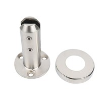 MeetStars SUS 304 acier inoxydable 12mm verre trempé monté au sol piscine main courante robinets en verre balcon extérieur Villa