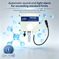 Capteur de formaldéhyde LoRaWAN, moniteur de qualité de l'air sans fil HCHO, IoT, bâtiment intelligent, maison, bureau