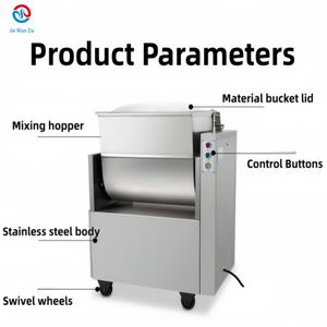 <span class=keywords><strong>เครื่อง</strong></span>บด<span class=keywords><strong>เนื้อ</strong></span>อัตโนมัติเชิงพาณิชย์รุ่นใหม่ พร้อมเครื่องผสมไส้กรอกและผัก  วัสดุสแตนเลส 304 และโถผสมขนาด 60 ลิตร - Product Image 3