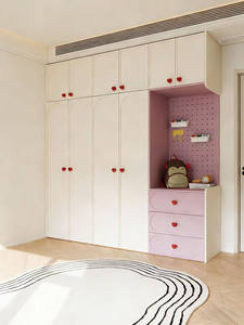 Armario Infantil Moderno Independiente con Almacenamiento Oculto y Fácil Montaje para un Diseño de Dormitorio Optimizado en Apartamentos - Product Image 4