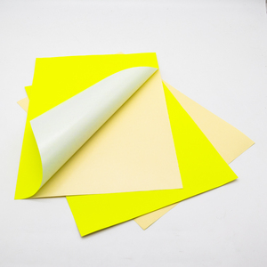80g warna-warni ukuran A4 neon merekat sendiri kertas lembaran stiker air & panas meleleh perekat akrilik diaktifkan - Product Image 3