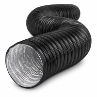Tuyau d'évacuation flexible en PVC, acier et feuille d'aluminium TUOSHENG pour salles de bain industrielles, solutions de conception graphique pour systèmes CVC