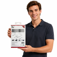 Boîte en plastique PET transparente personnalisée pour batterie externe, emballage transparent en APET, étui d'emballage en PVC pour chargeur mobile