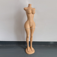 Maniquí Femenino Curvy BBL de Guangzhou, Maniquí Brasileño con Caderas y Pechos Grandes, Maniquí de Plástico Color Piel, Cuerpo Completo, Talla Grande