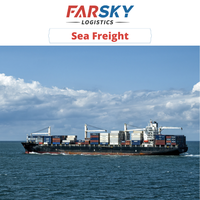 Servicio de Transporte de Carga LCL+Express de Farsky Logistics, Puerta a Puerta, de China a EE. UU./MX/CA/AT, con Seguro por DDP DDU, Económico