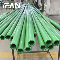 Tuyaux PPR en polypropylène de grand diamètre (20-160 mm) pour l'alimentation en eau, flexibles, durables, résistants à la pression, non toxiques et lisses.