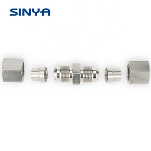 Ống kết nối nam thẳng 316 thép không gỉ Công Đoàn 3/4 jic nén thủy lực phụ kiện nhà cung cấp jic Flare phù hợp - Product Image 5