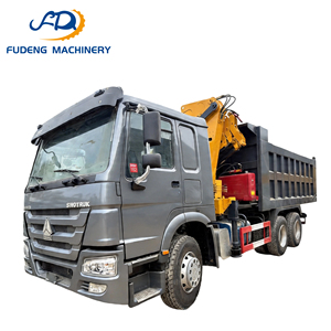 <span class=keywords><strong>Camion</strong></span> benne Sinotruk HOWO 6x4, 40T, Euro 2, 371HP, <span class=keywords><strong>occasion</strong></span>, avec grue de levage pour l'Afrique - Product Image 1