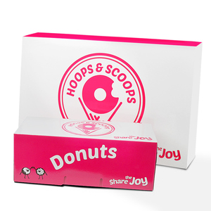 Custom Design Logo Eco Friend Food Grade Printing Foldable <strong>Cake</strong> Food Cookie Bread Pastry Donut Macaron Paper Packaging <strong>Boxes</strong> - Product Image 6