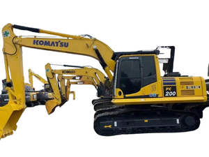 Excavadora diésel hidráulica Komatsu, original, usada, excelentes condiciones de trabajo, precio competitivo, incluye motor - Product Image 2