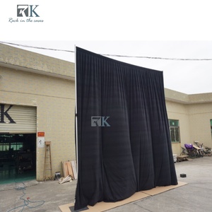 Wholesale Professional Pipe and Drape Exhibition <b>Stands</b> Adjustable Aluminum Frame Stage <b>Backdrop</b> Decoration Pipe Drape - Product Image 6