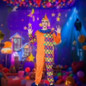 strapless open back dress Inflatable Clown Costume Adult Suit Blow Up Party Fancy Dress Hallowee