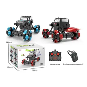 Double télécommande 360 Rotation Drift Electric Hand Gesture Radio Control roue explosive Rc Cars Stunt Car Toy for Kids L1