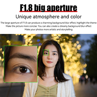 Objectif Photo 7Artisans 50mm F1.8 AF Plein Format Monture Sony E avec Prise en Charge de la Reconnaissance Faciale et Oculaire pour A7M4 A7III
