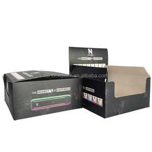 Display Box Promotional Shelf Ready Packaging Tear Away Folding Pdq Counter Template Counter Paper Cardboard Display Box