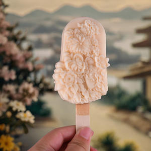 Moule en silicone alimentaire créatif à motifs floraux, réutilisable pour la fabrication <span class=keywords><strong>de</strong></span> bâtonnets glacés, idéal pour la crème glacée artisanale DIY et les recettes maison pour touristes - Product Image 3