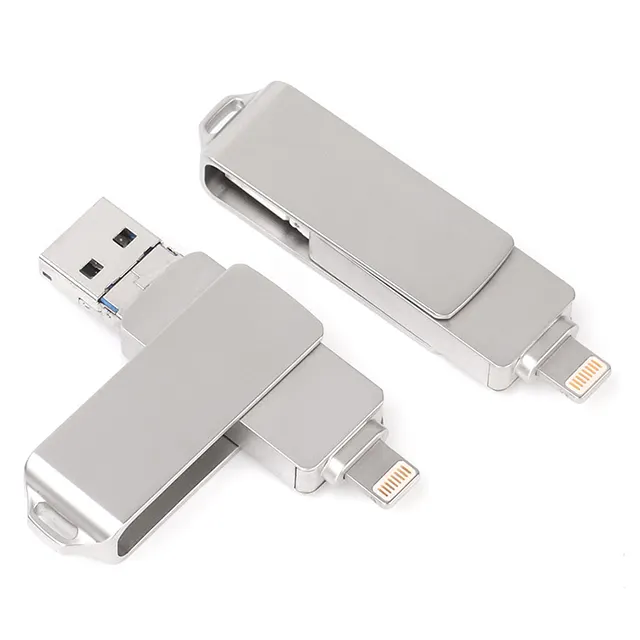 16gb 32gb 64gb 3.0 otg usb flash drive 3 em 1, pendrive para iphone