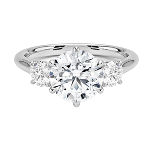 Anillo de compromiso de cristal plateado blanco, elegante joyería para propuesta de matrimonio para mujer, regalo de boda de moda, anillo de aniversario - Product Image 2