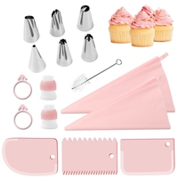 Ensemble de pochettes et pochettes réutilisables pour la décoration de gâteaux Kit d'outils pour glaçage coupleur de poche à pâtisserie