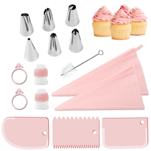 Sacchetti riutilizzabili e Set di punte per la decorazione di torte Kit di strumenti per la glassa punte per Piping - Product Image 3