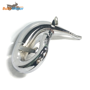Tuyau d'échappement de moto en acier doux avec finition chromée pour 2019 ~ 2023 KTM 125SX 125XC 150SX <span class=keywords><strong>GASGAS</strong></span> MC125 TC125 - Product Image 2