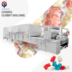 Reliable operation Reduced production time soft jelly candy gummy bear machine small candy machine candy gummies making machine