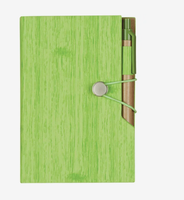 Cuaderno con Aspecto de Madera Personalizado con Notas Adhesivas y Banderitas, Juego de Regalo Promocional con Logotipo, Venta al Por Mayor
