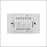 SONOFF T2 US 1Gang 1C WiFi Smart Switch Mur Tactile Verre Sans Fil Télécommande LED Lumières pour Smart Home