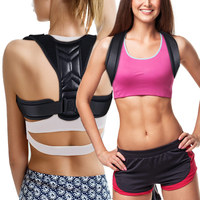 Correcteur de posture réglable et léger, soutien dorsal respirant et invisible pour la clavicule, redresseur de dos, soutien de la colonne vertébrale