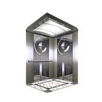 Ascenseur commercial moderne FUJICL, machine de traction sans engrenage, entraînement AC, contrôle par microprocesseur certifié ISO, haute performance