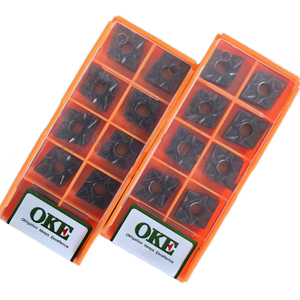 Herramienta de Torneado Cuadrada Negativa de Carburo de Tungsteno CNMG120404-MF OP1315 con Recubrimiento CVD/PVD, Personalizable, Fabricada en China para Tornos CNC - Product Image 1