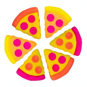 Juguete Antiestrés Creativo en Forma de Rebanada de Pizza, Blando y Agradable al Tacto, de Plástico No Tóxico, para Aliviar la Ansiedad, Autismo, TDAH, Oficina, Escritorio - Product Image 4