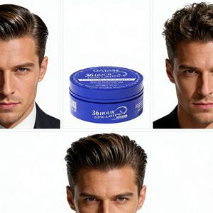 Cire coiffante à tenue extrême 90 ml pour hommes, produit capillaire ultra-fort, résistant à l'humidité et à la transpiration, parfait pour les cheveux épais, volume extrême - Product Image 3