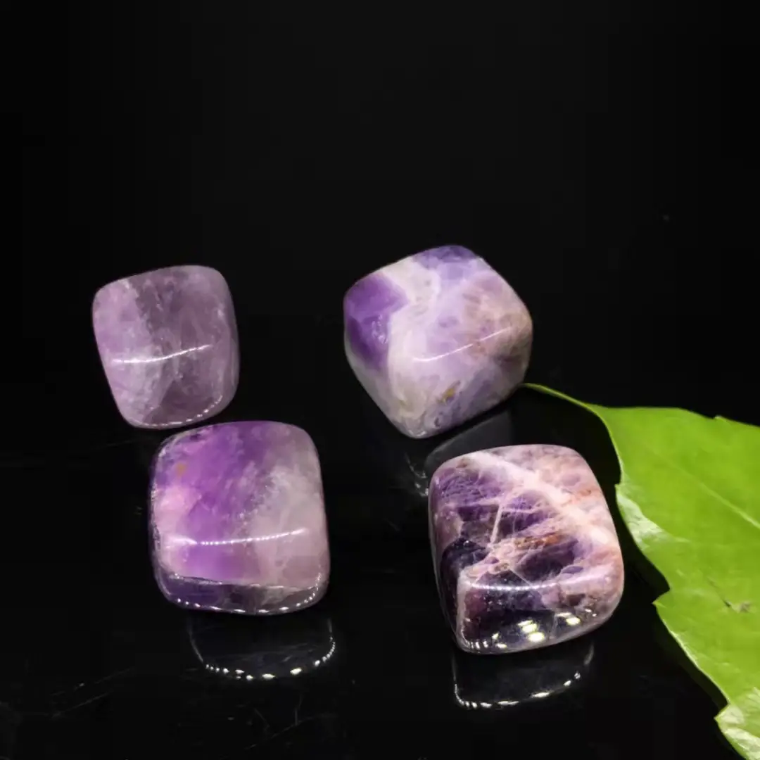 Shipping Free wholesale natural rose quartz amethyst various Crystal Gemstone cube tumbled stone for home decoration