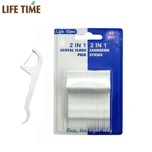 50 pièces de cure-dents en nylon avec boîte en étain, conteneur en plastique jetable vide pour l'emballage des cure-dents, en plastique, en bambou, en nylon - Product Image 5