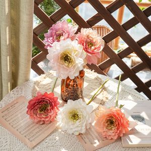 ดอกดาเลียประดิษฐ์ CallaFloral สีขาว ชมพู ส้ม สำหรับตกแต่งงานแต่งงาน สไตล์ INS สำหรับอีคอมเมิร์ซข้ามพรมแดน - Product Image 1