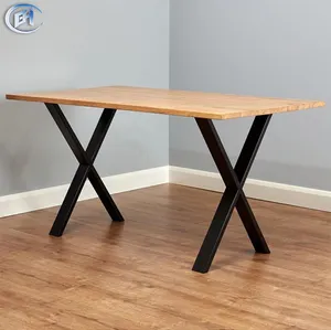 BN 도매 사각 튜브 직사각형 테이블 기본 금속 철 테이블 다리 레스토랑 테이블